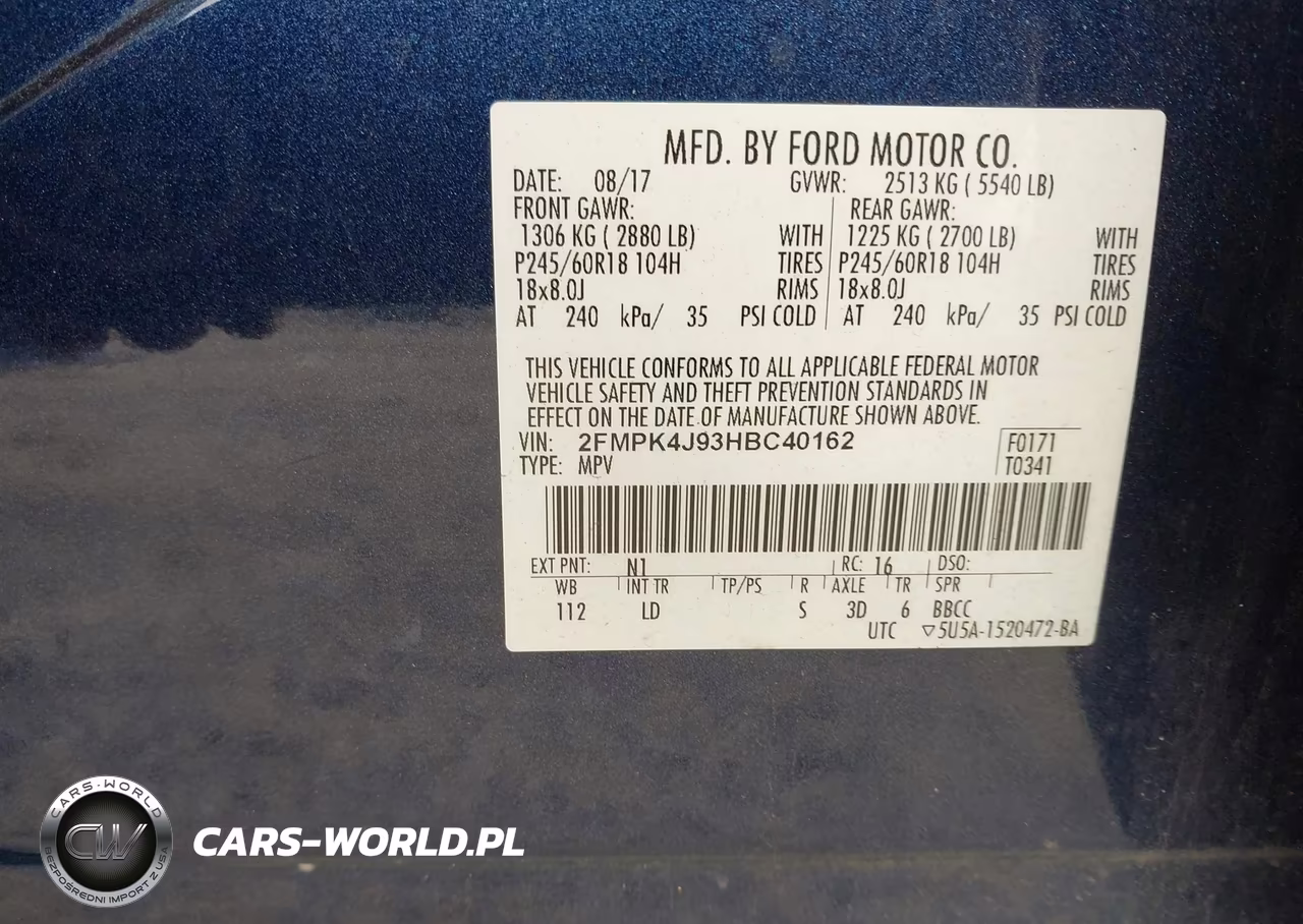 2017 Ford Edge Sel VIN:2FMPK4J93HBC40162 - 9