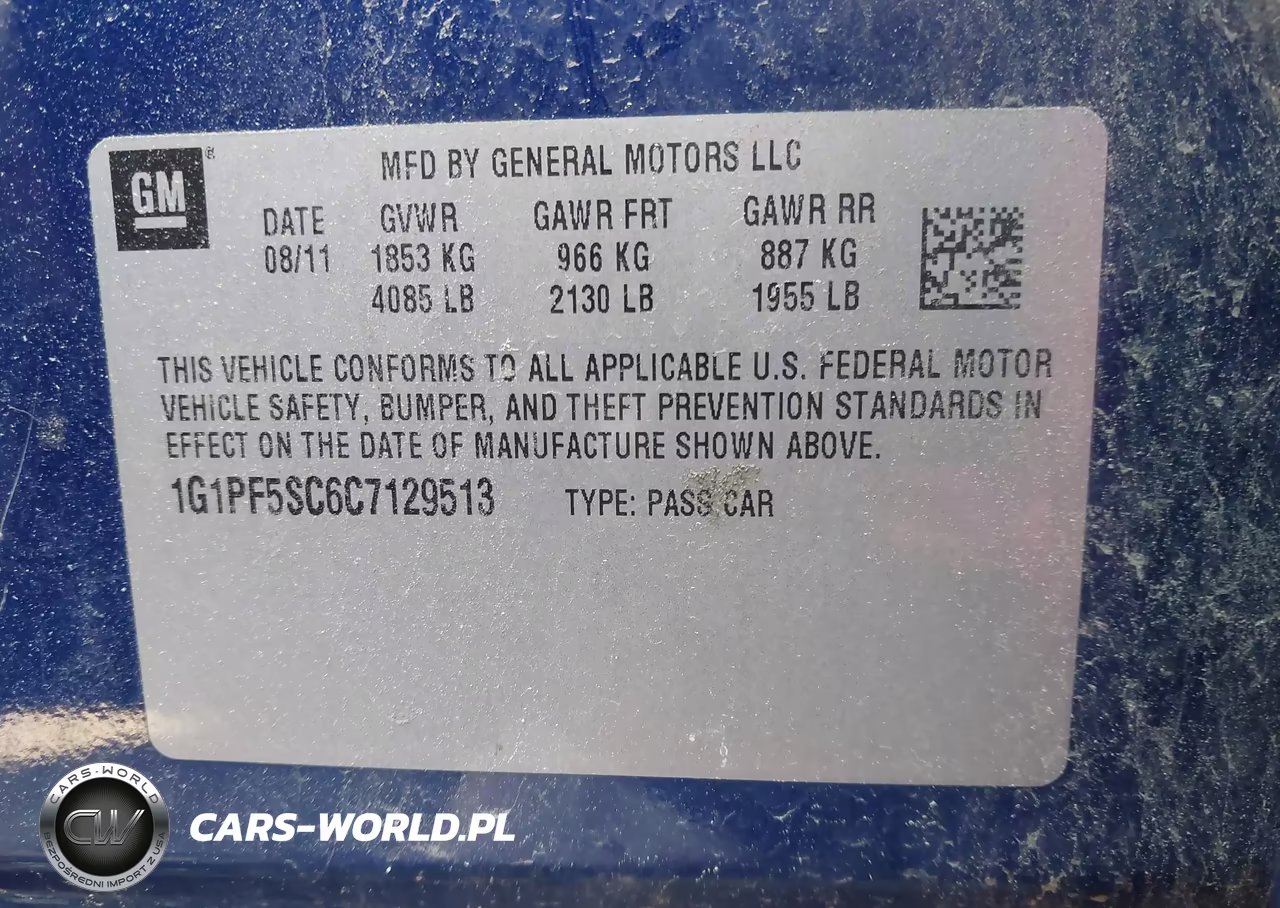 2012 Chevrolet Cruze 1Lt VIN:1G1PF5SC6C7129513 - 9