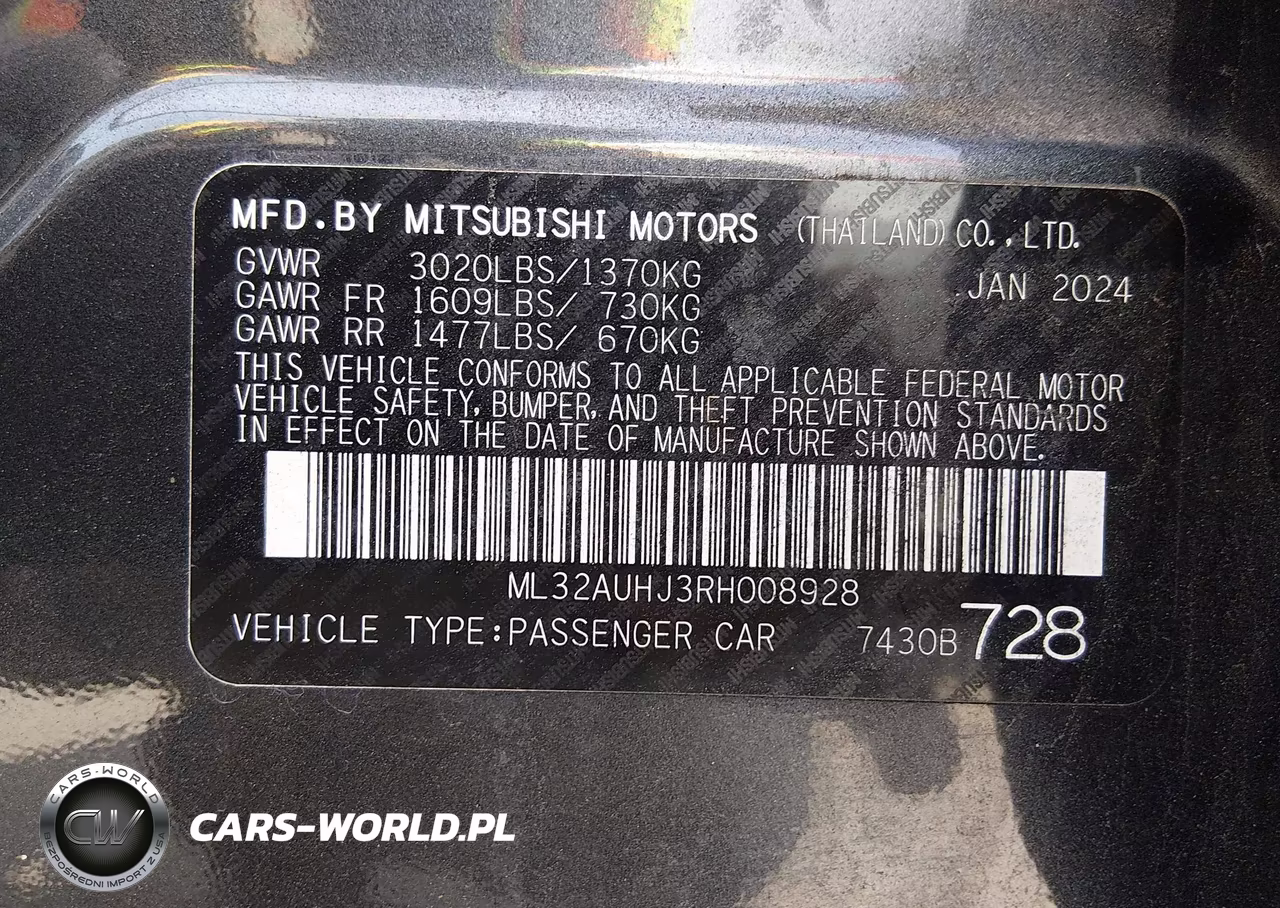 2024 Mitsubishi Mirage Es VIN:ML32AUHJ3RH008928 - 9