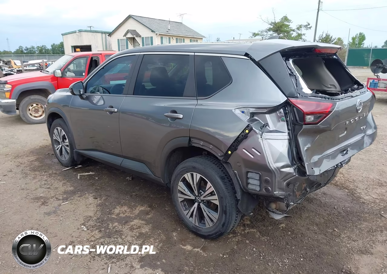2022 Nissan Rogue Sv Fwd VIN:5N1BT3BA9NC733236 - 3