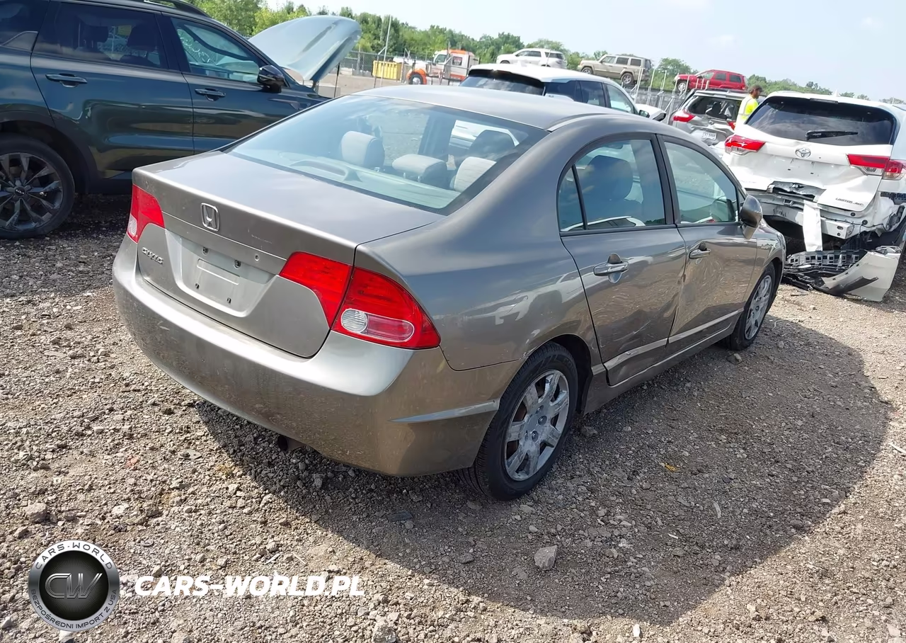 2006 Honda Civic Lx VIN:1HGFA16506L017485 - 4