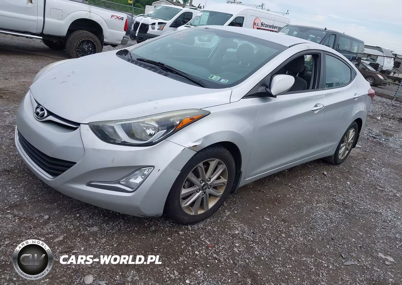 2016 Hyundai Elantra Se VIN:5NPDH4AE4GH688500 - 2