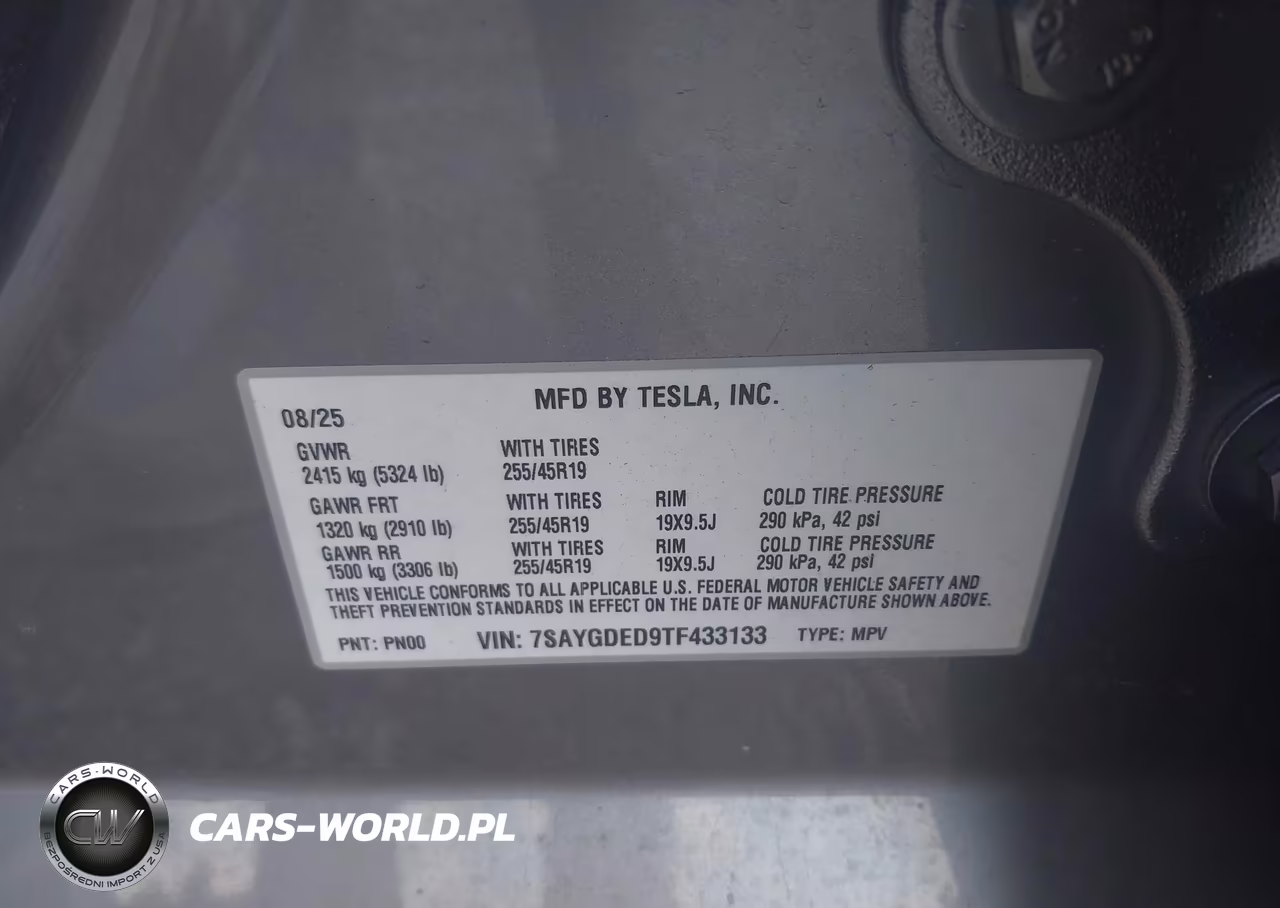 2026 Tesla Model Y Premium Rear-Wheel Drive-Rear-Wheel Drive VIN:7SAYGDED9TF433133 - 9