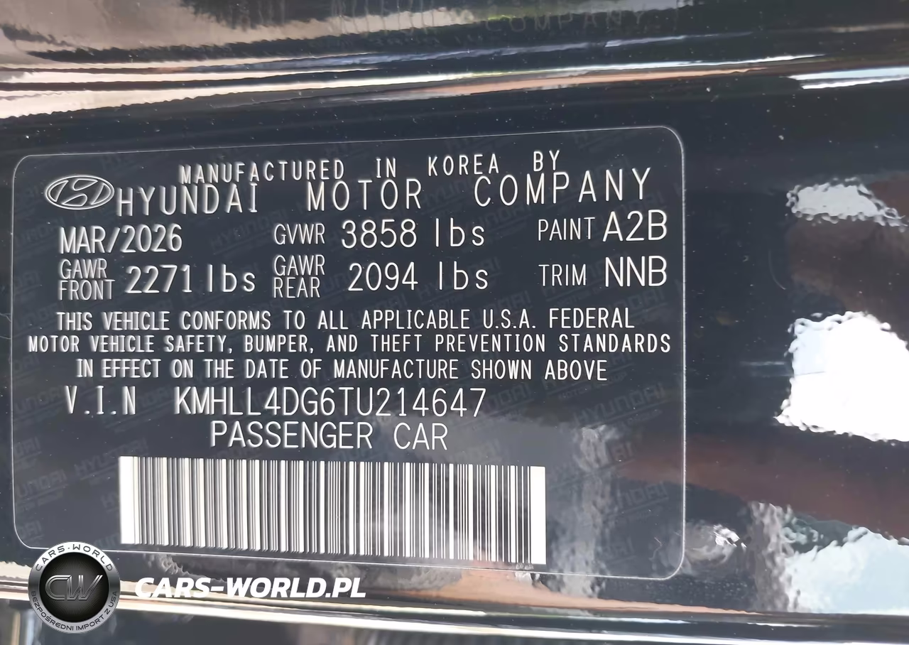 2026 Hyundai Elantra Se VIN:KMHLL4DG6TU214647 - 9