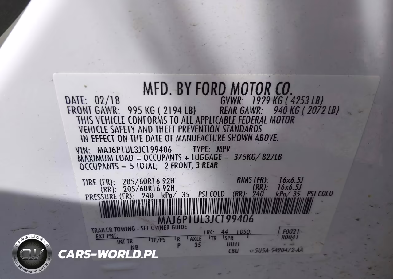 2018 Ford Ecosport Se VIN:MAJ6P1UL3JC199406 - 9