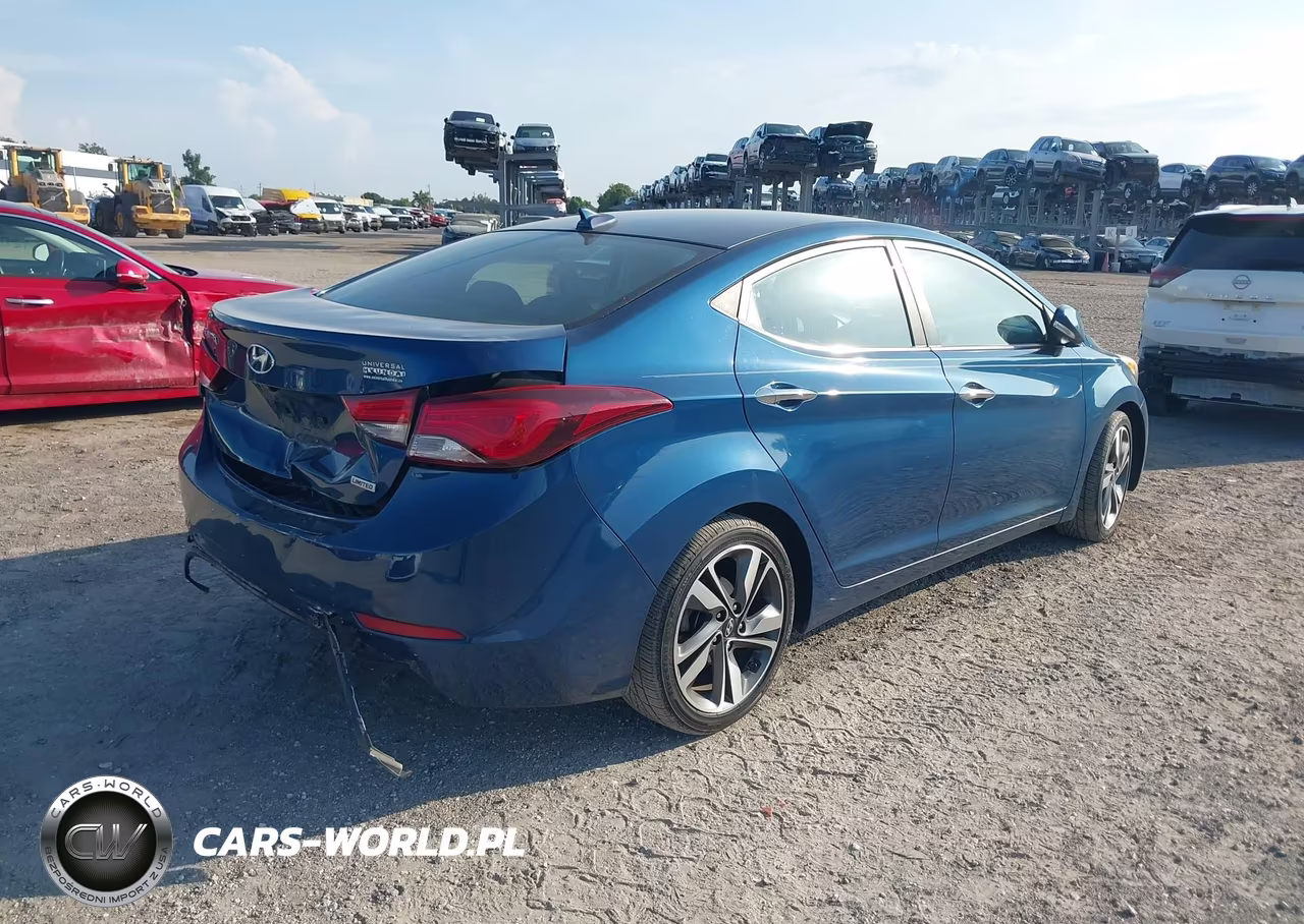 2016 Hyundai Elantra Limited VIN:KMHDH4AE0GU620907 - 4