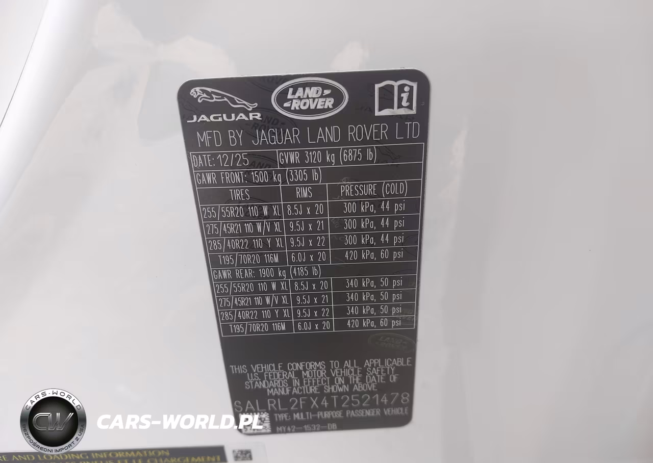 2026 Land Rover Discovery Dynamic Se VIN:SALRL2FX4T2521478 - 9