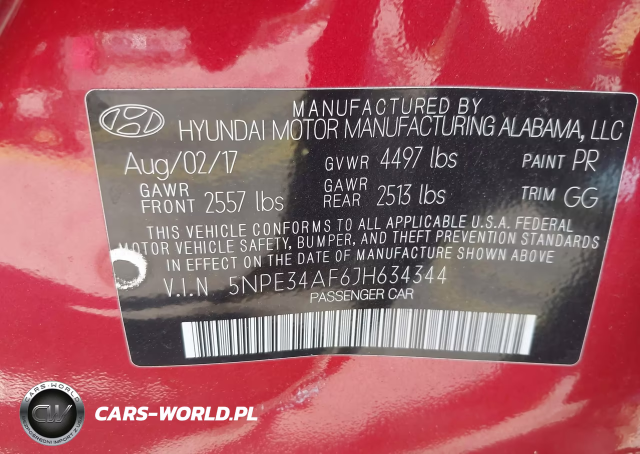 2018 Hyundai Sonata Sel VIN:5NPE34AF6JH634344 - 9