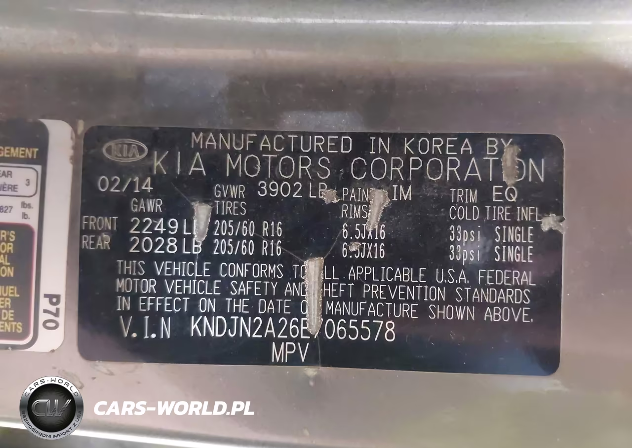 2014 Kia Soul VIN:KNDJN2A26E7065578 - 9