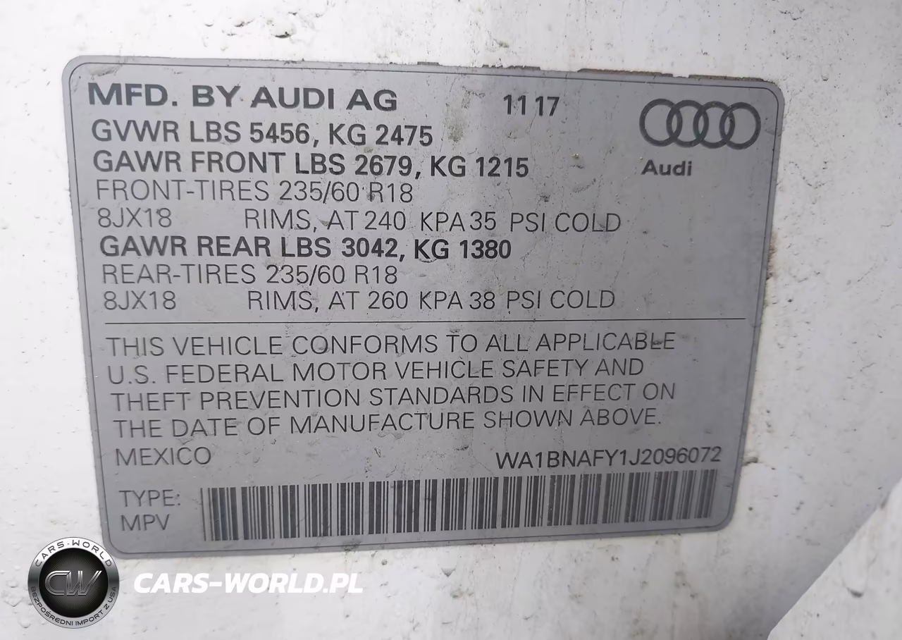 2018 Audi Q5 2.0T Premium-2.0T Tech Premium VIN:WA1BNAFY1J2096072 - 9