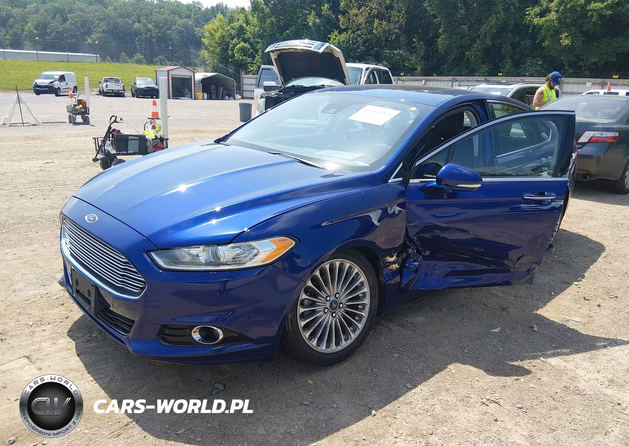 2014 Ford Fusion Hybrid Titanium VIN:3FA6P0RU8ER168185 - 2