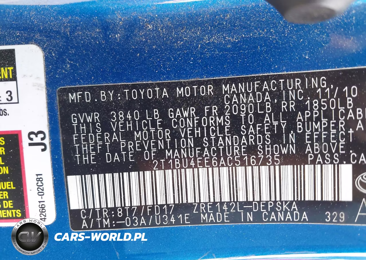 2010 Toyota Corolla S VIN:2T1BU4EE6AC516735 - 9