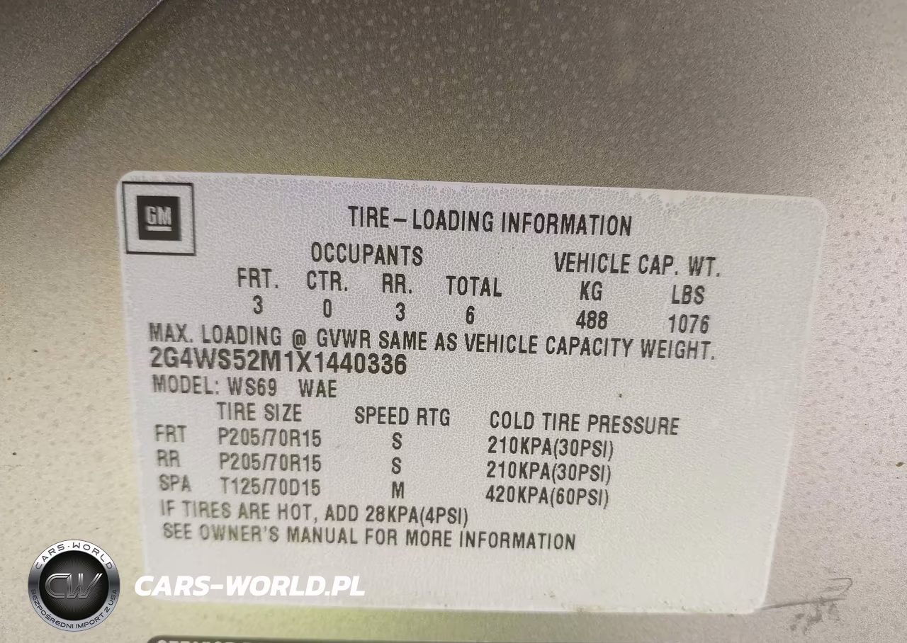 1999 Buick Century Custom VIN:2G4WS52M1X1440336 - 9