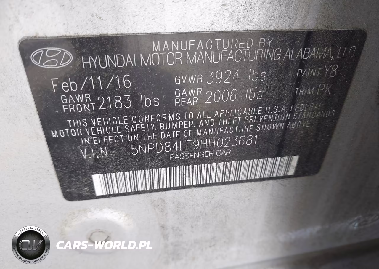 2017 Hyundai Elantra Se VIN:5NPD84LF9HH023681 - 9