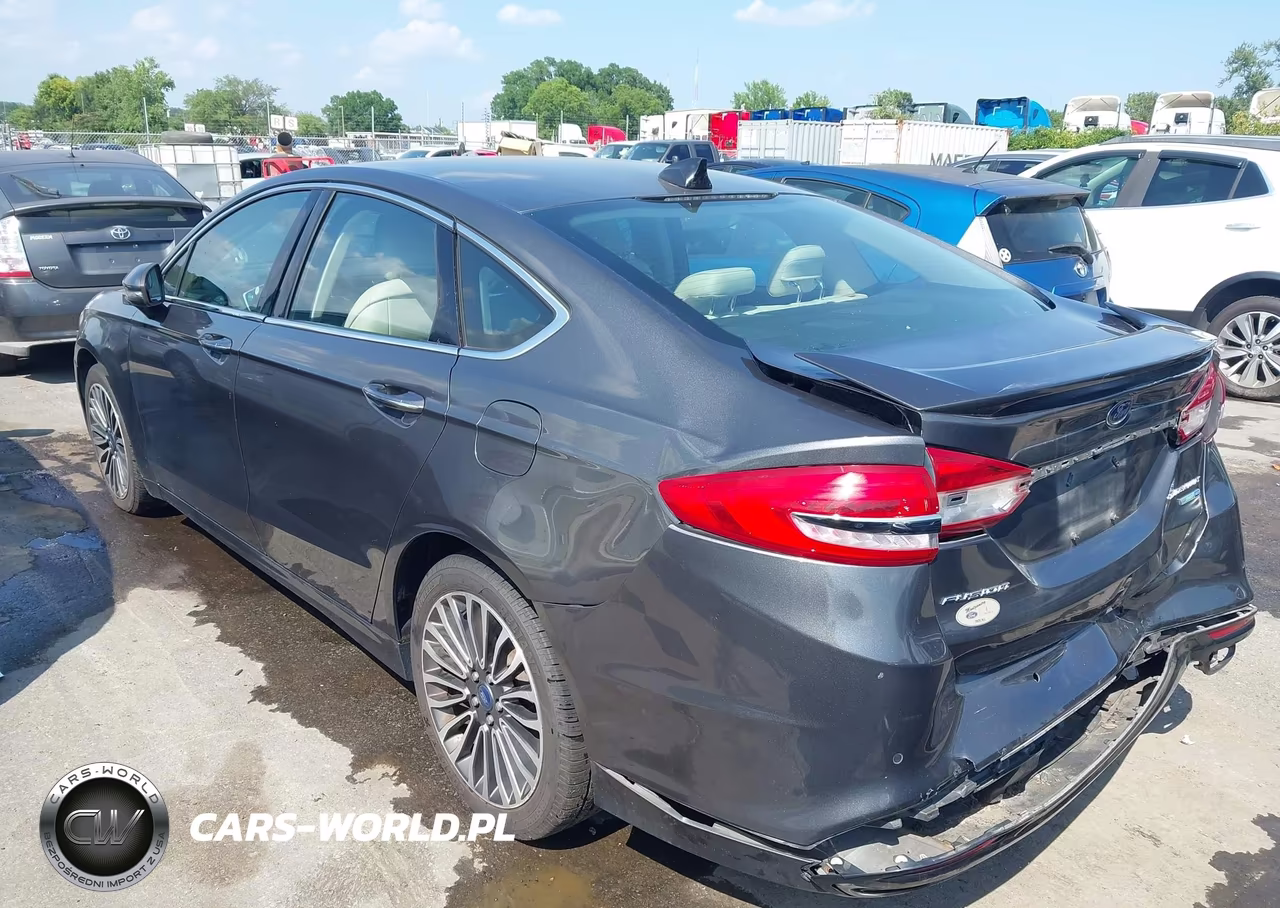 2018 Ford Fusion Platinum-Titanium VIN:3FA6P0D94JR163286 - 3
