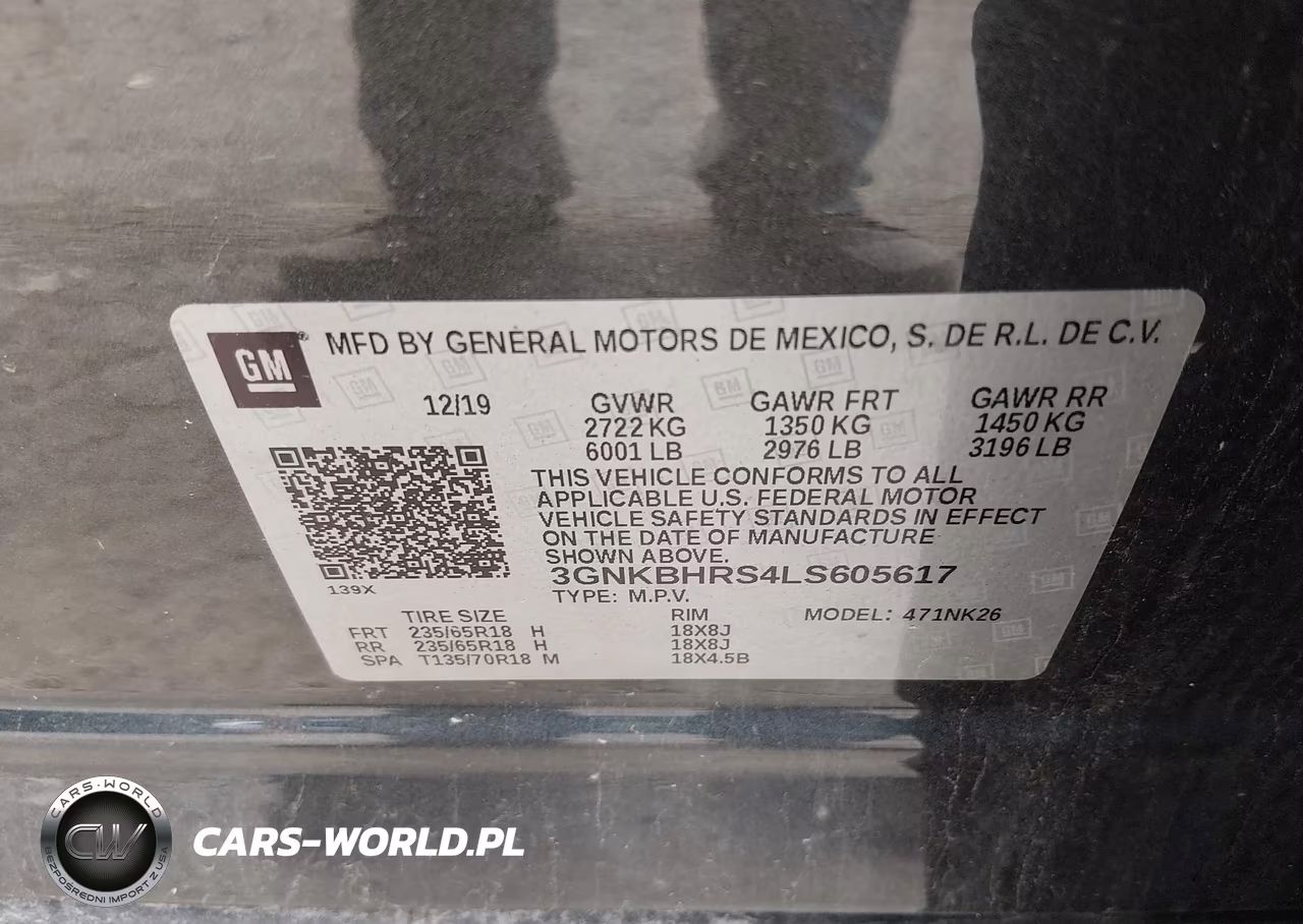 2020 Chevrolet Blazer Awd 2Lt VIN:3GNKBHRS4LS605617 - 9