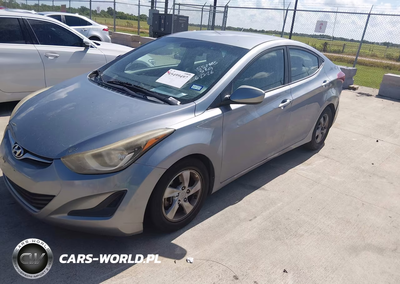2015 Hyundai Elantra Se VIN:5NPDH4AE3FH606979 - 2