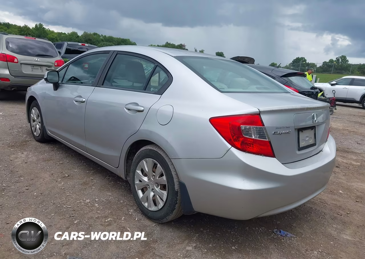 2012 Honda Civic Lx VIN:19XFB2F50CE081497 - 3