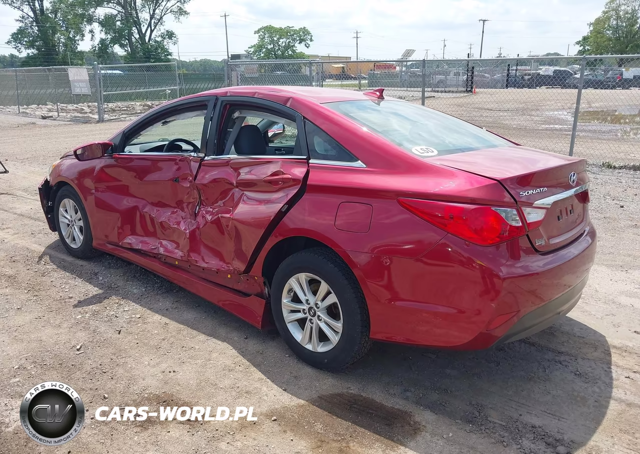 2014 Hyundai Sonata Gls VIN:5NPEB4AC8EH928844 - 3