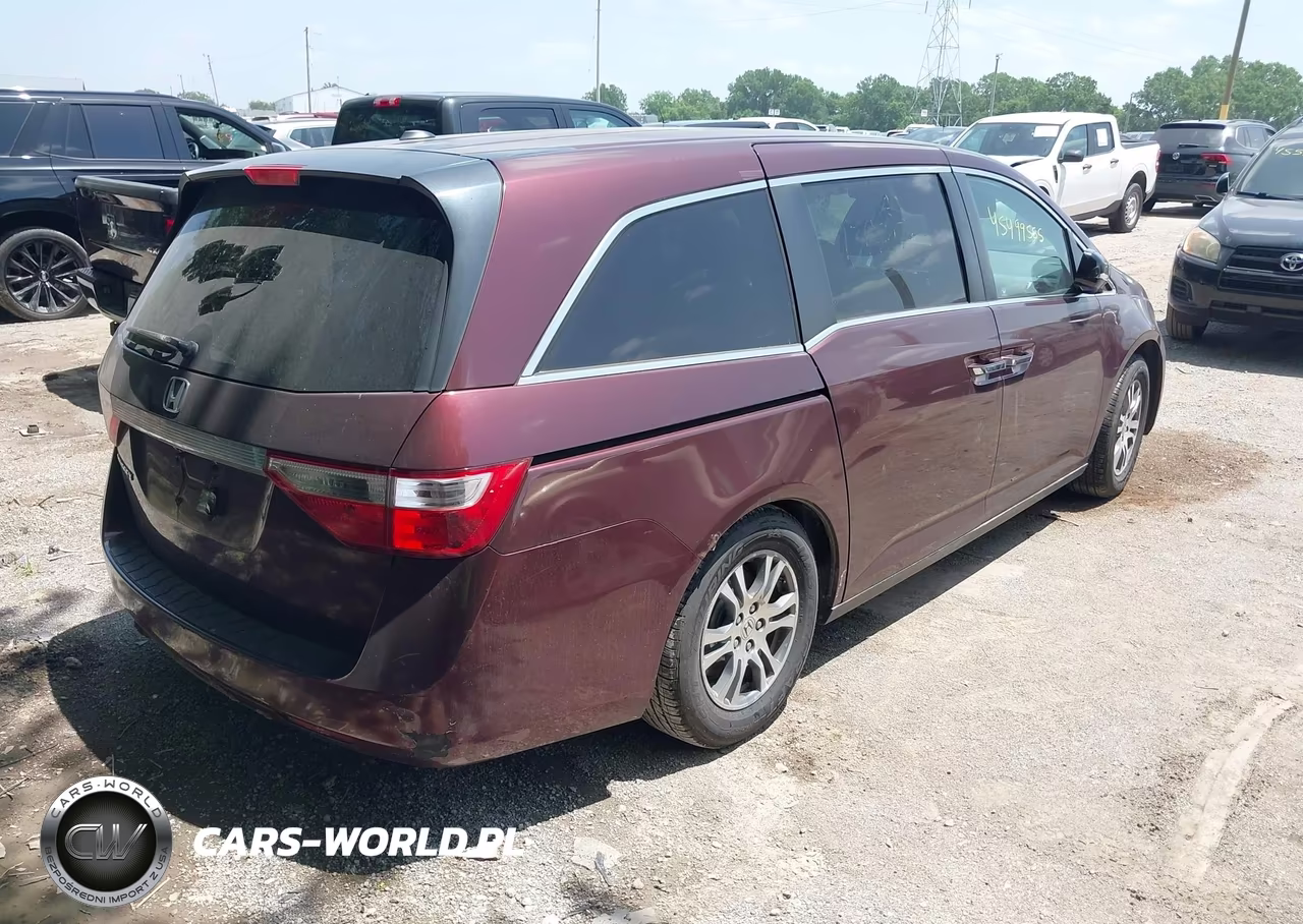 2012 Honda Odyssey Ex-L VIN:5FNRL5H60CB136607 - 4