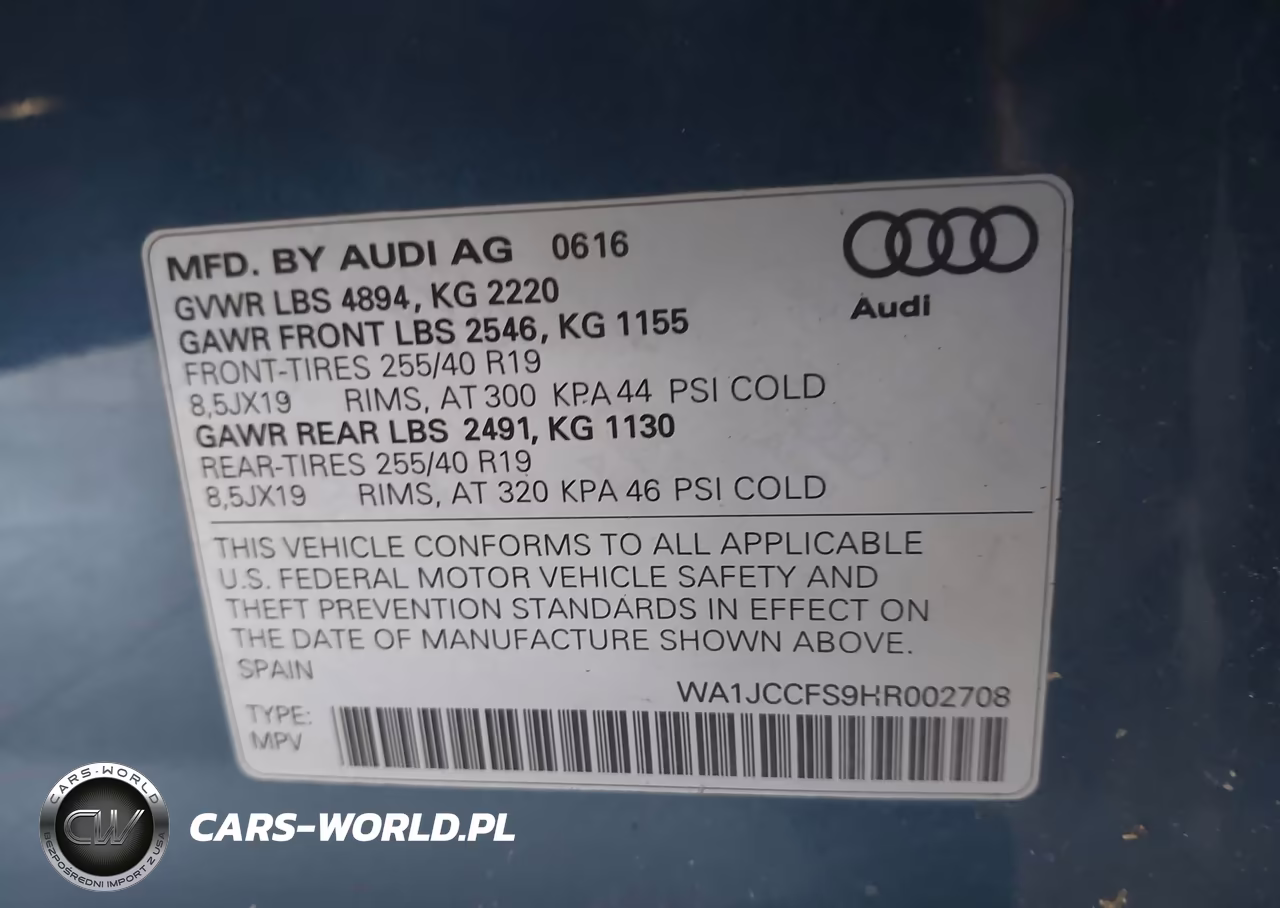 2017 Audi Q3 2.0T Premium VIN:WA1JCCFS9HR002708 - 9