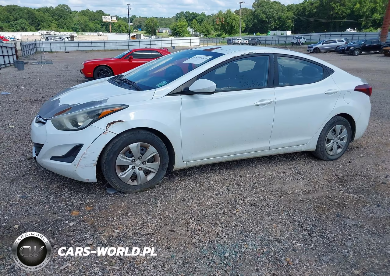 2016 Hyundai Elantra Se VIN:5NPDH4AE6GH711842 - 2