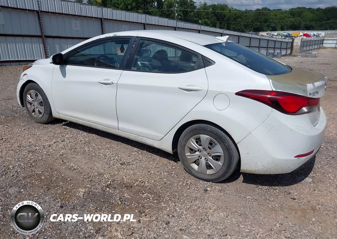 2016 Hyundai Elantra Se VIN:5NPDH4AE6GH711842 - 3
