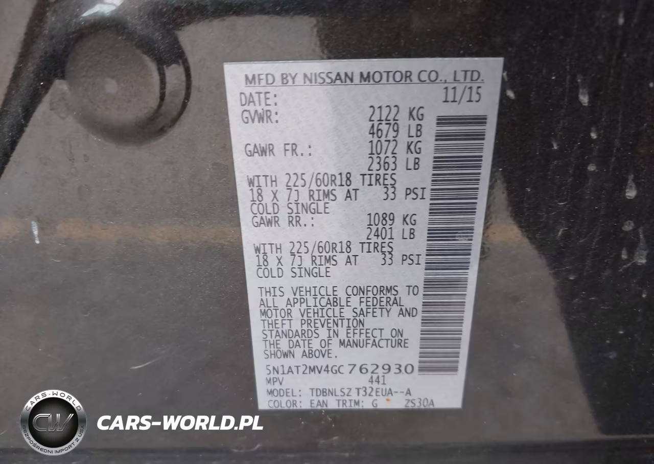 2016 Nissan Rogue Sl VIN:5N1AT2MV4GC762930 - 9