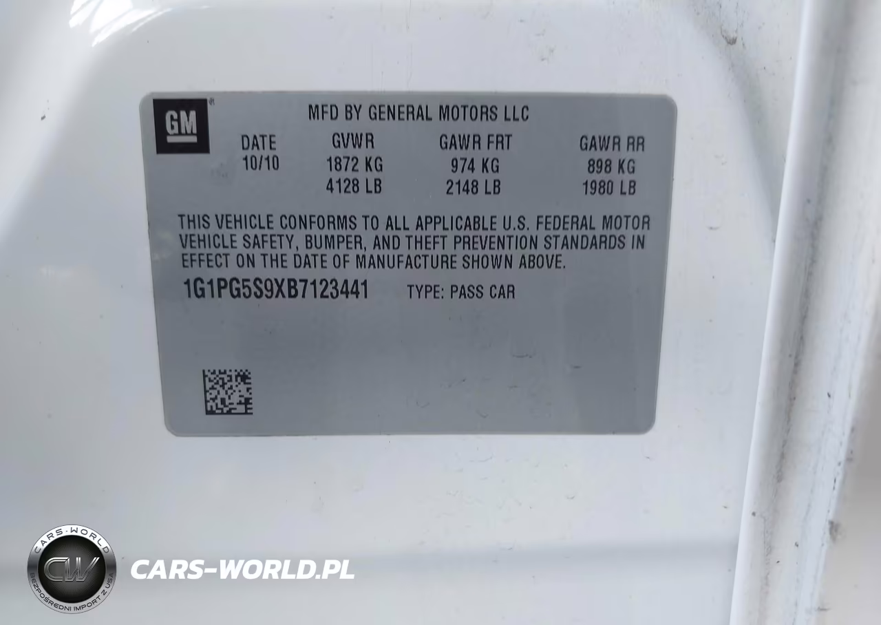 2011 Chevrolet Cruze 2Lt VIN:1G1PG5S9XB7123441 - 9