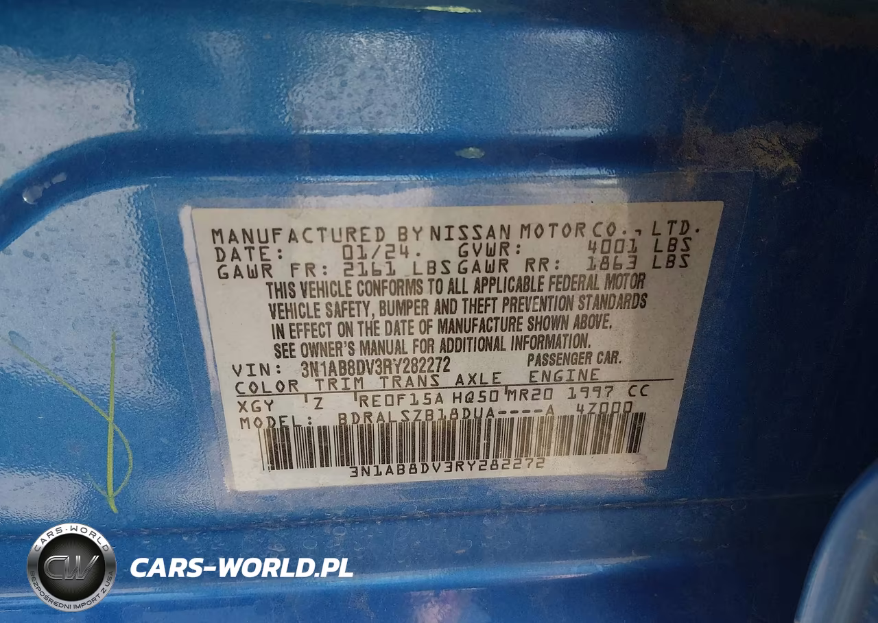 2024 Nissan Sentra Sr Xtronic Cvt VIN:3N1AB8DV3RY282272 - 9