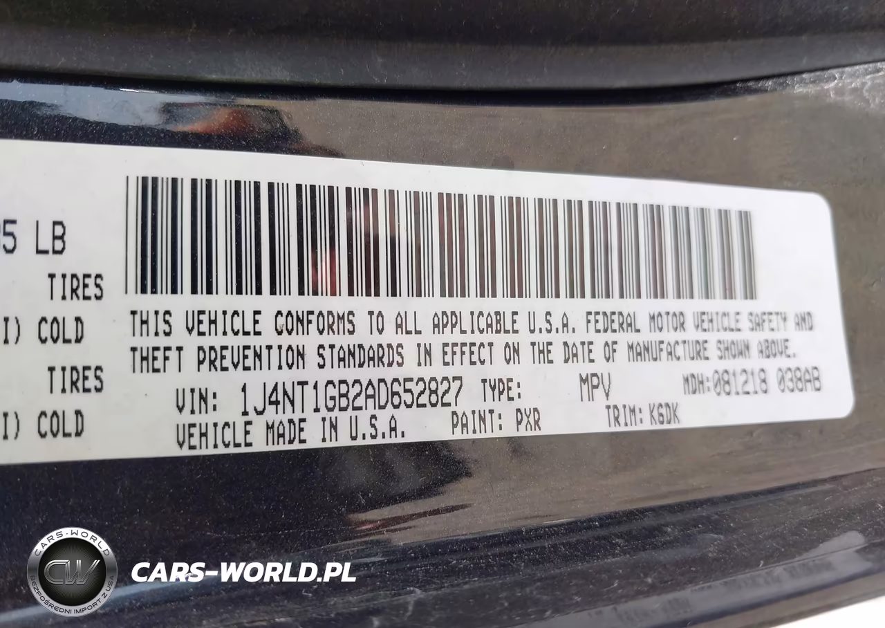 2010 Jeep Patriot Sport VIN:1J4NT1GB2AD652827 - 9