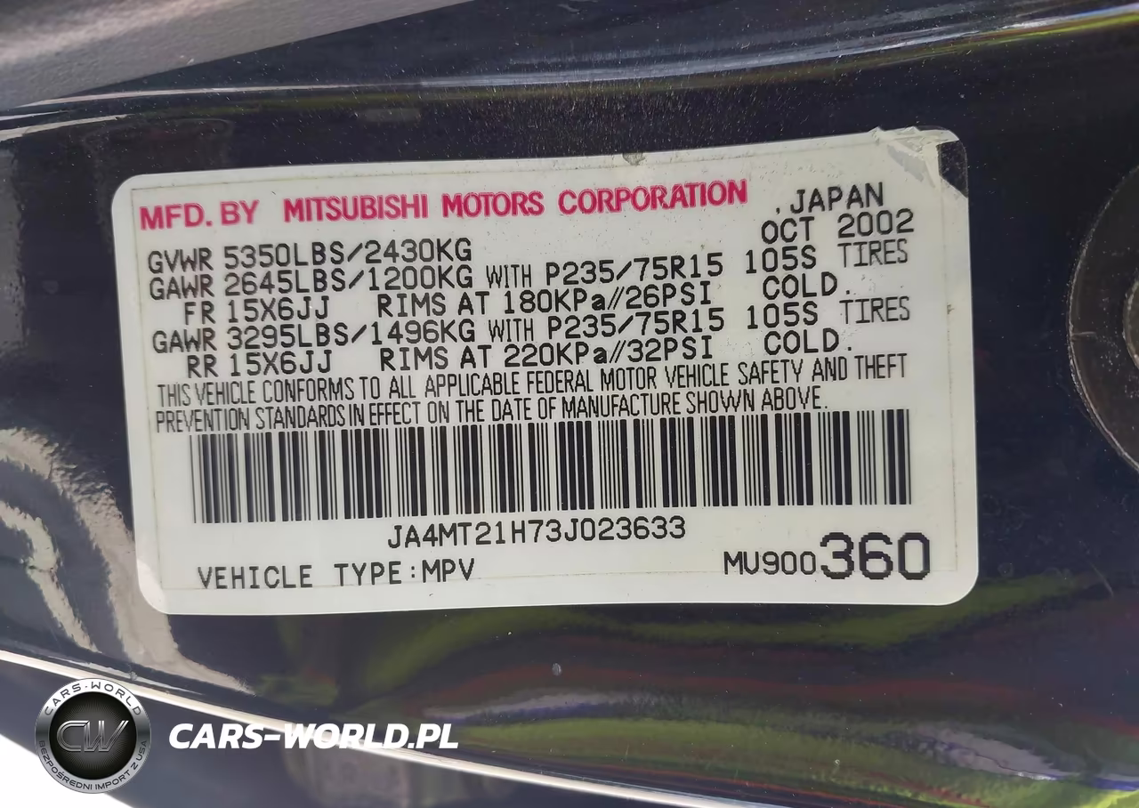 2003 Mitsubishi Montero Sport Es-Ls VIN:JA4MT21H73J023633 - 9