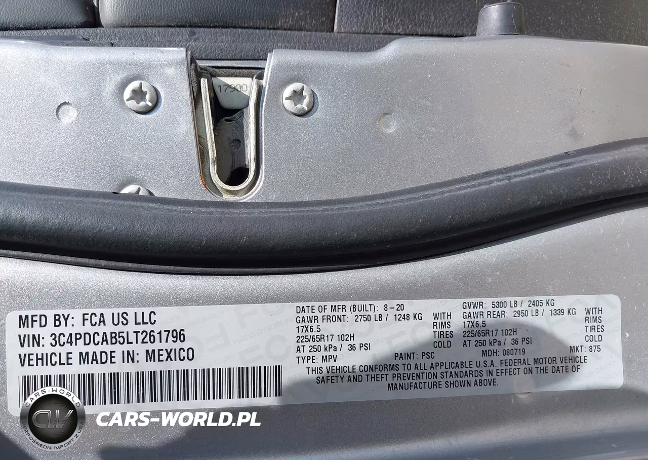 2020 Dodge Journey Se Value VIN:3C4PDCAB5LT261796 - 9