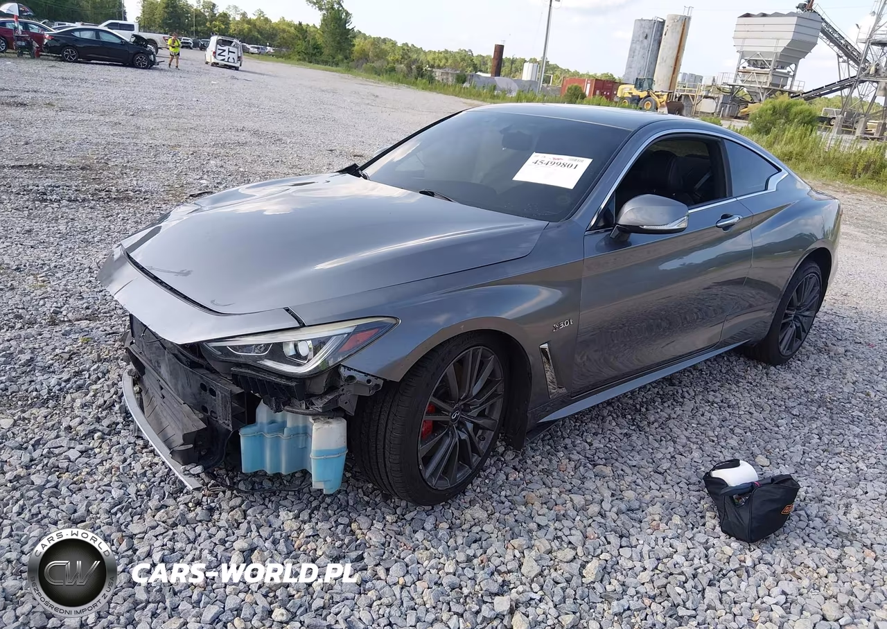 2017 Infiniti Q60 Red Sport 400 VIN:JN1FV7EL8HM700086 - 2
