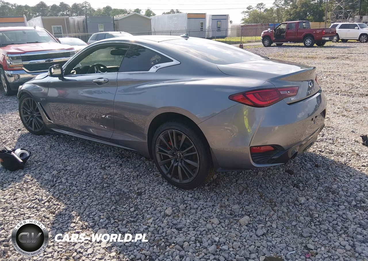 2017 Infiniti Q60 Red Sport 400 VIN:JN1FV7EL8HM700086 - 3
