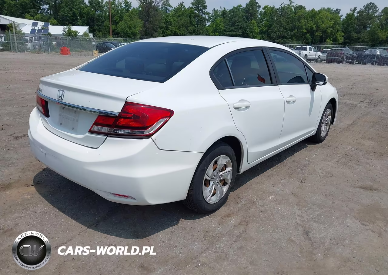 2015 Honda Civic Lx VIN:19XFB2F53FE275851 - 4