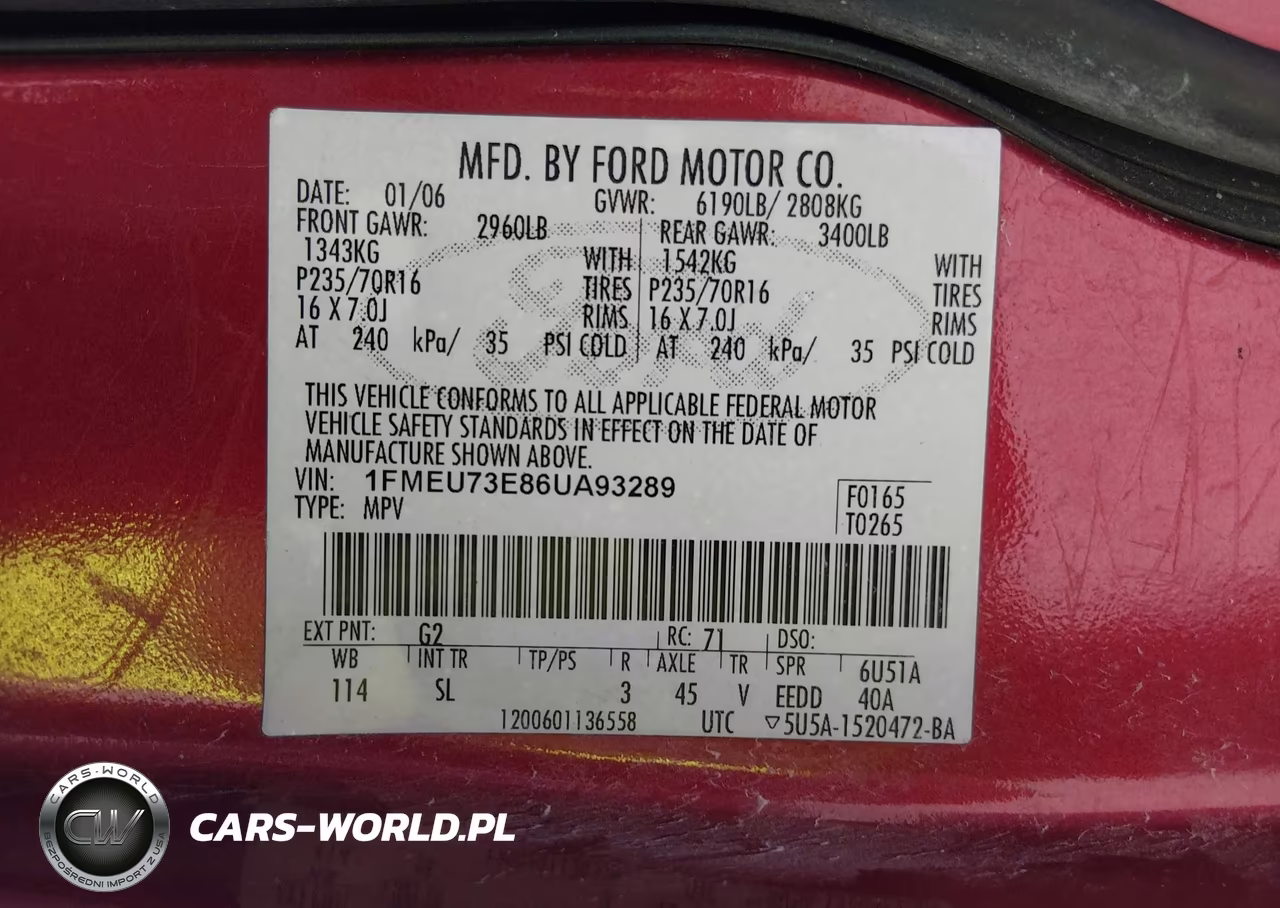 2006 Ford Explorer Xlt VIN:1FMEU73E86UA93289 - 9