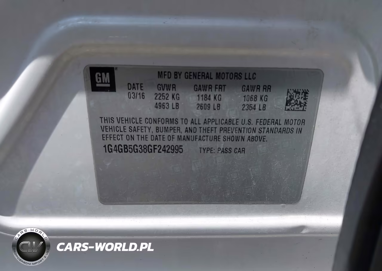 2016 Buick Lacrosse Leather VIN:1G4GB5G38GF242995 - 9