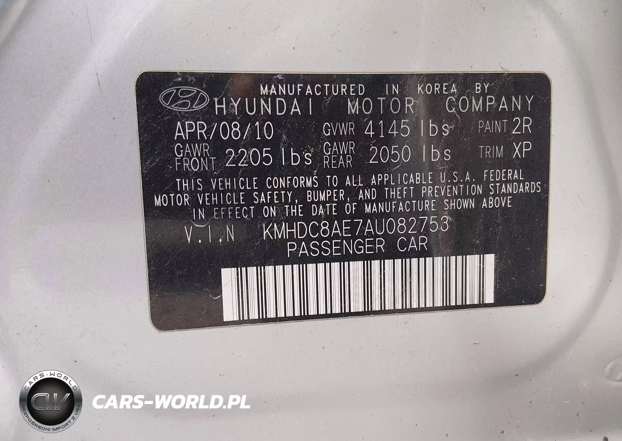 2010 Hyundai Elantra Touring Gls VIN:KMHDC8AE7AU082753 - 9