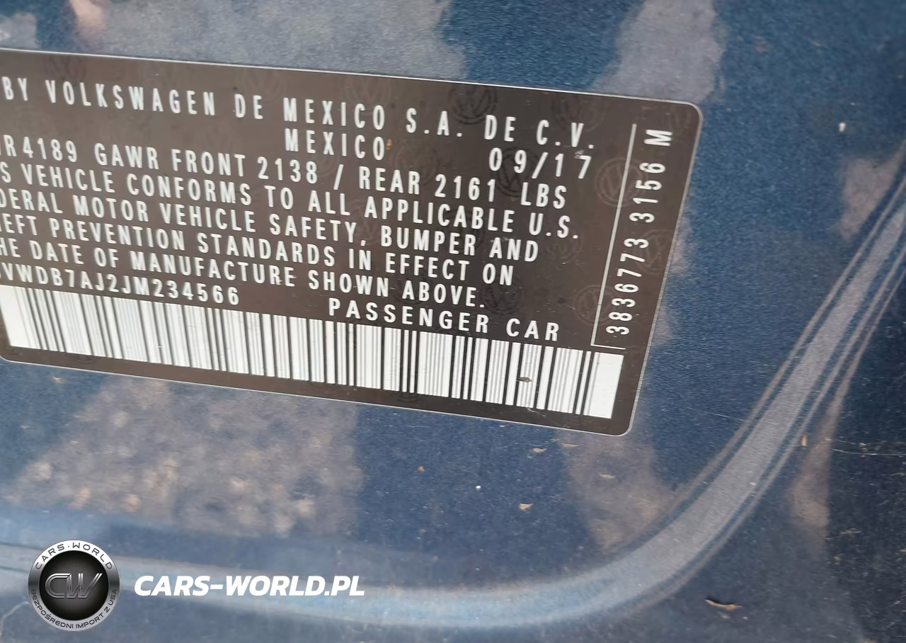 2018 Volkswagen Jetta 1.4T Se-1.4T Wolfsburg Edition VIN:3VWDB7AJ2JM234566 - 9