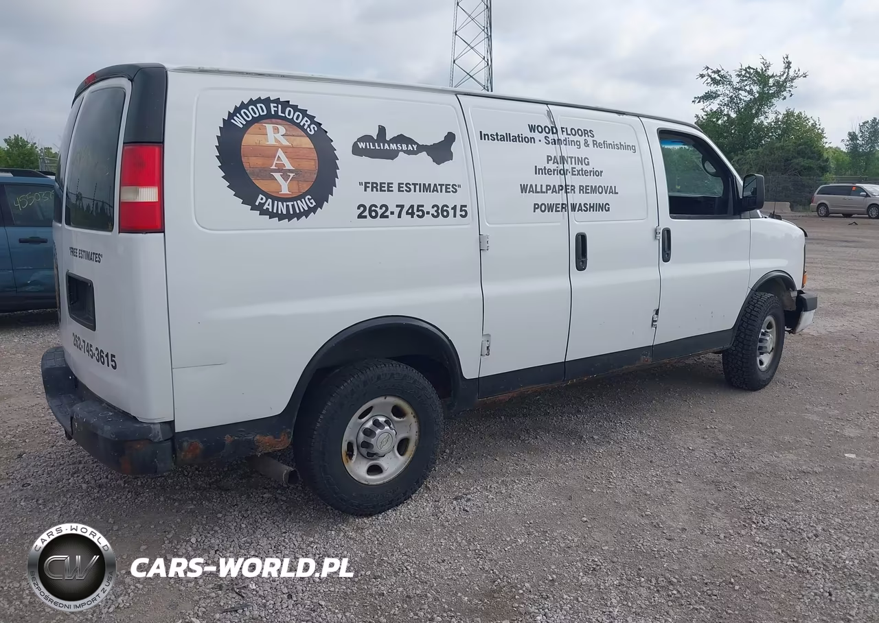 2012 Chevrolet Express 2500 Work Van VIN:1GCWGFFA6C1140349 - 4