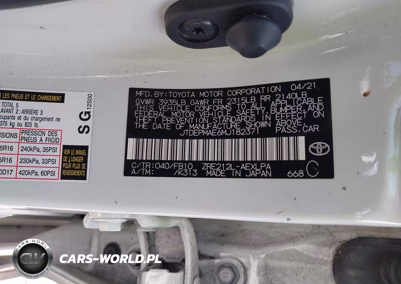 2021 Toyota Corolla Le VIN:JTDEPMAE6MJ182371 - 9