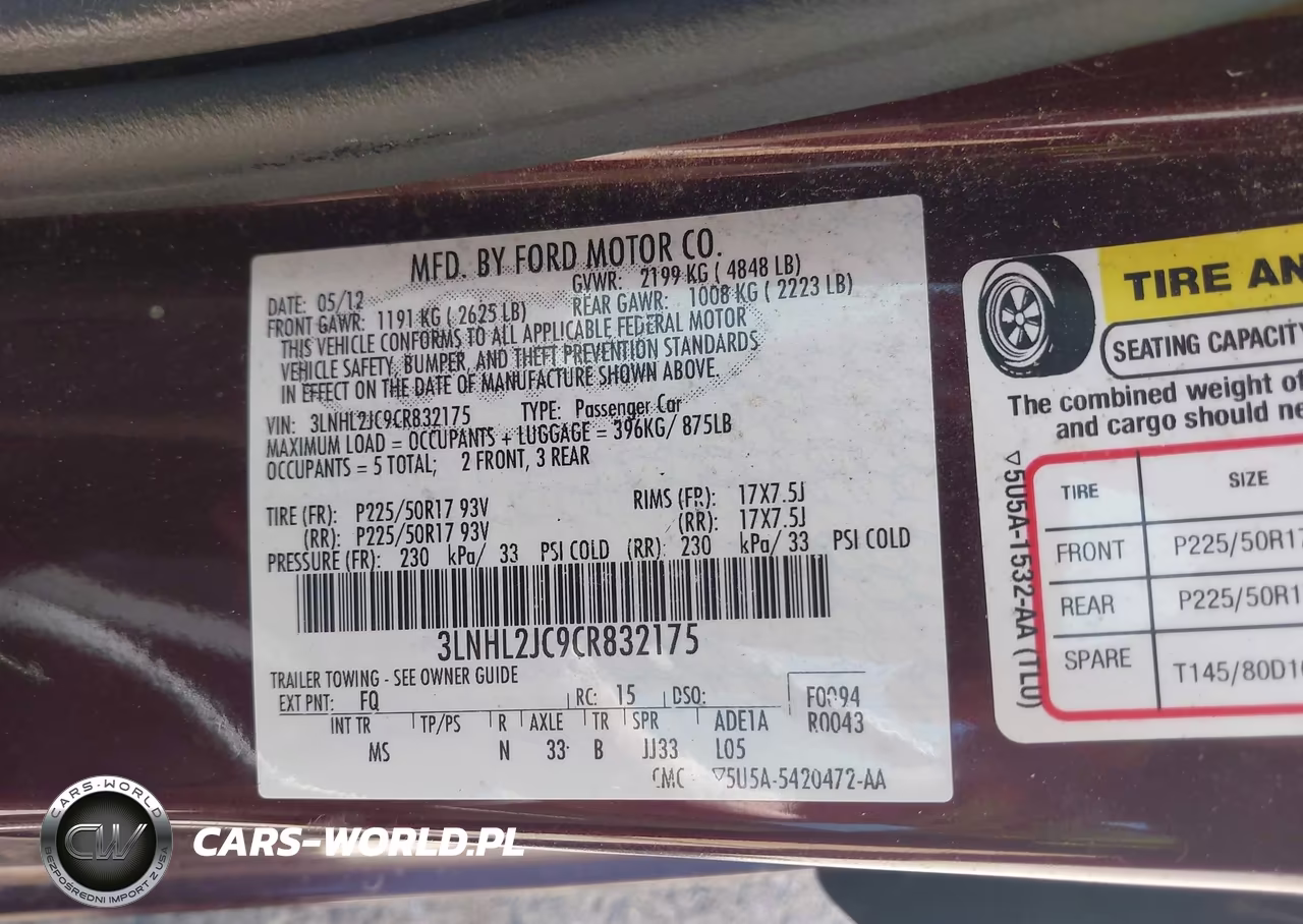 2012 Lincoln Mkz VIN:3LNHL2JC9CR832175 - 9