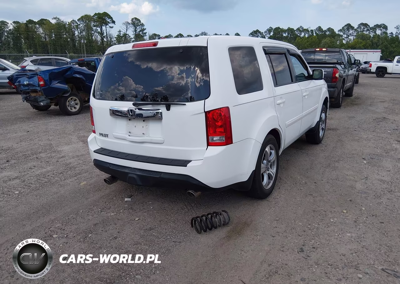 2014 Honda Pilot Ex-L VIN:5FNYF3H59EB011610 - 4