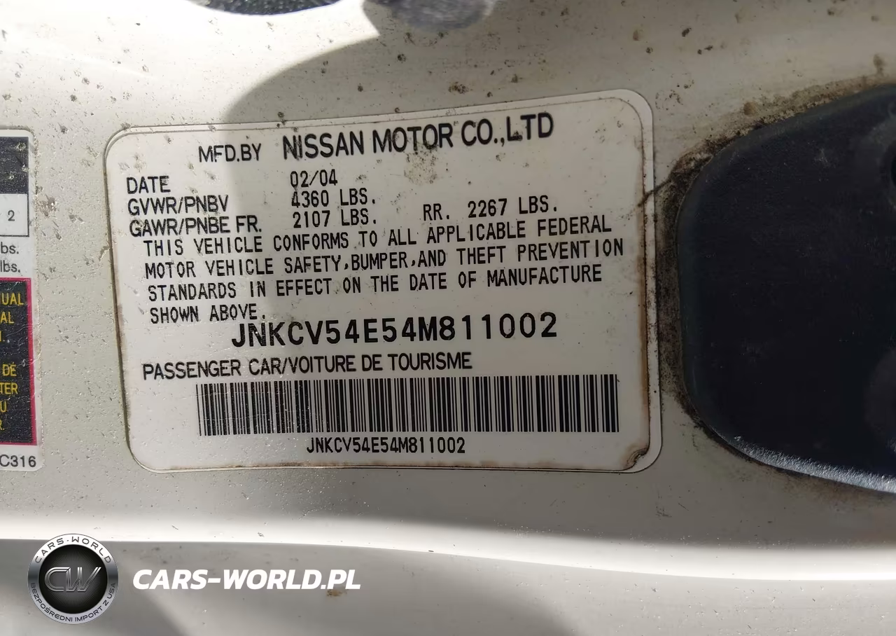 2004 Infiniti G35 VIN:JNKCV54E54M811002 - 9