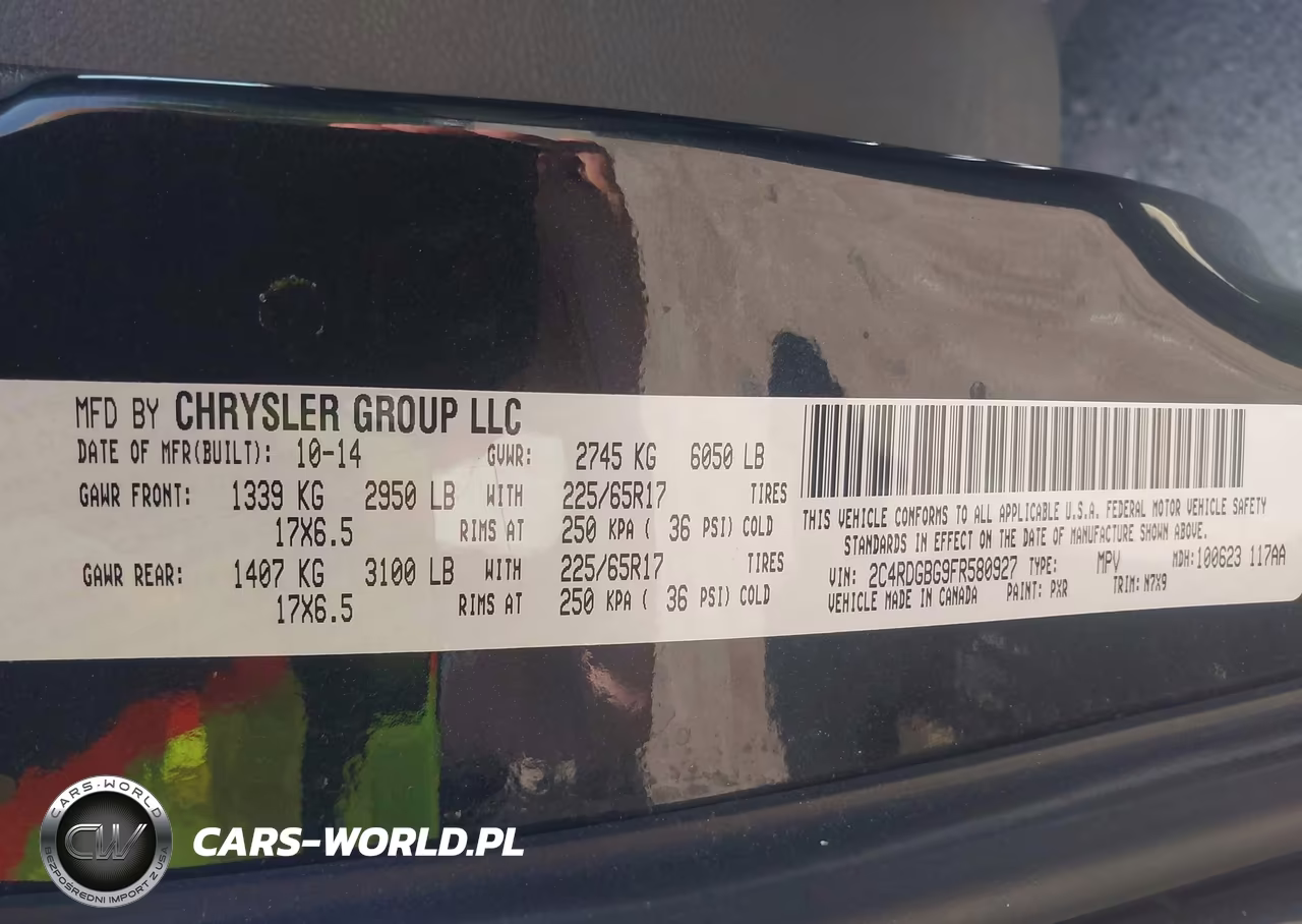 2015 Dodge Grand Caravan Se VIN:2C4RDGBG9FR580927 - 9