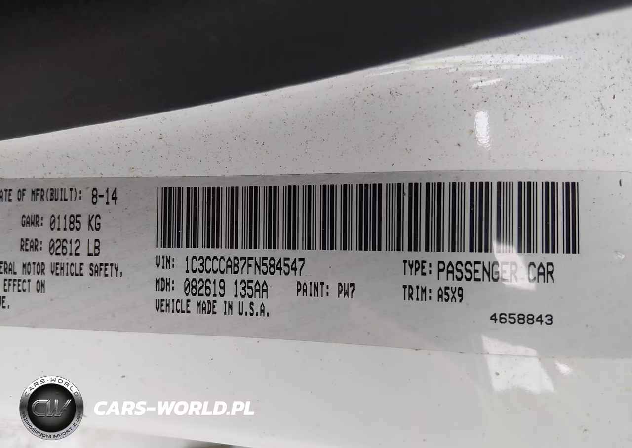2015 Chrysler 200 Limited VIN:1C3CCCAB7FN584547 - 9