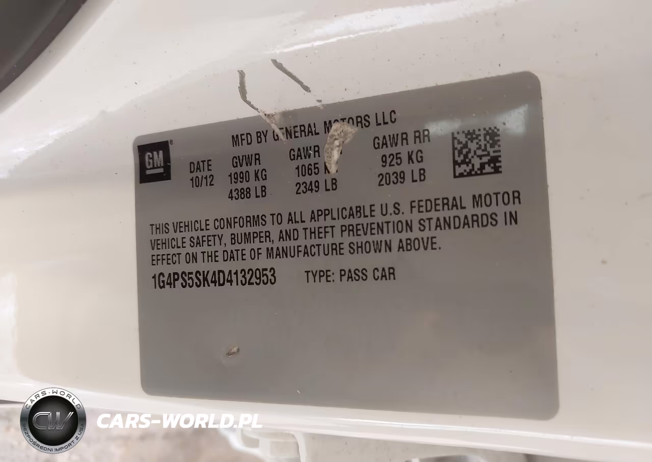 2013 Buick Verano Leather Group VIN:1G4PS5SK4D4132953 - 9