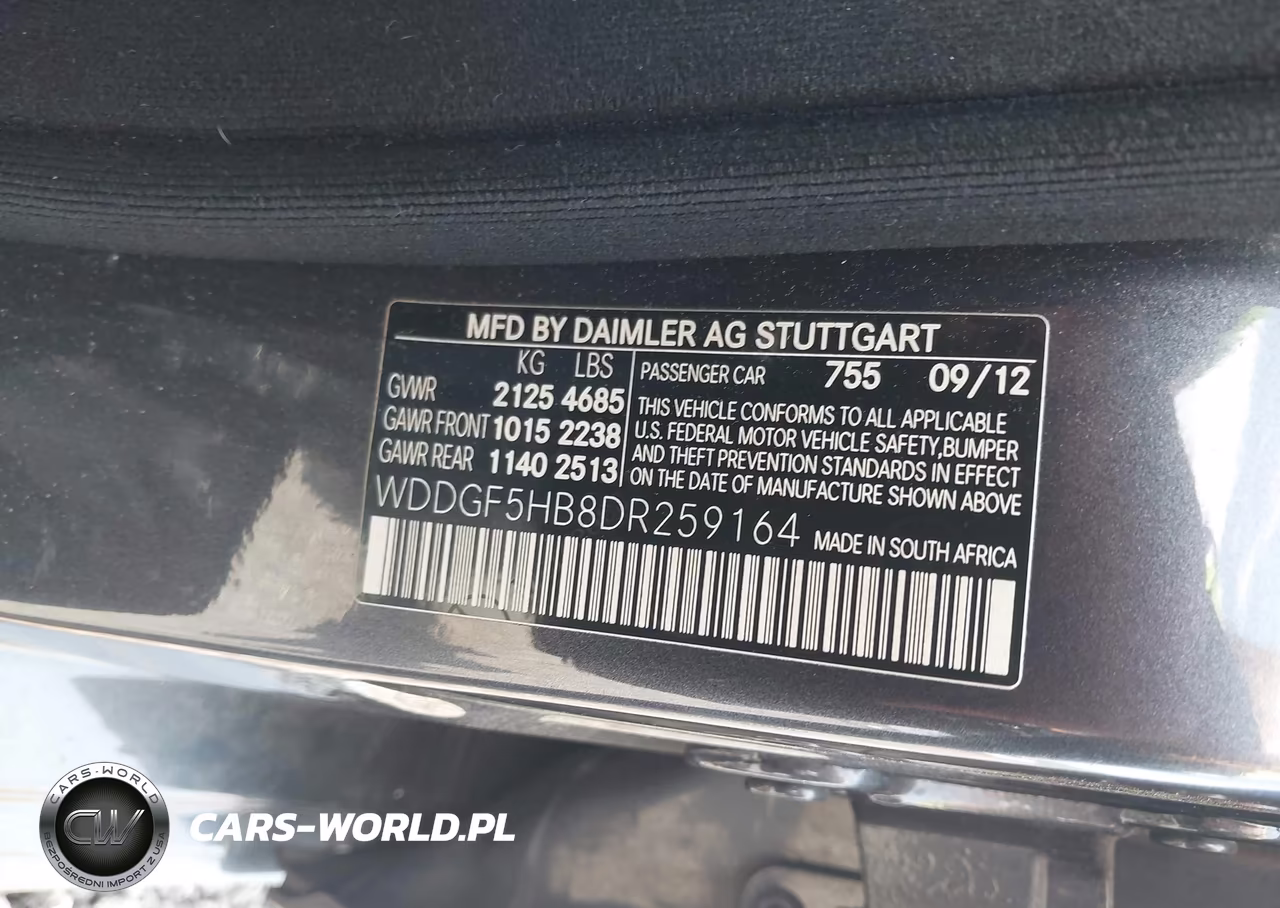 2013 Mercedes-Benz C 350 Sport VIN:WDDGF5HB8DR259164 - 9