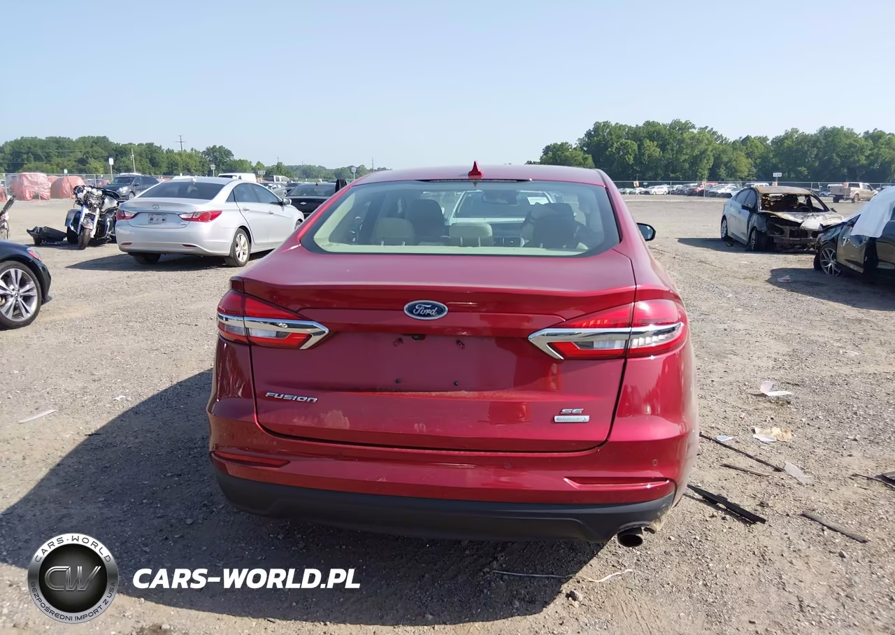 2019 Ford Fusion Se VIN:3FA6P0HD9KR102421 - 16